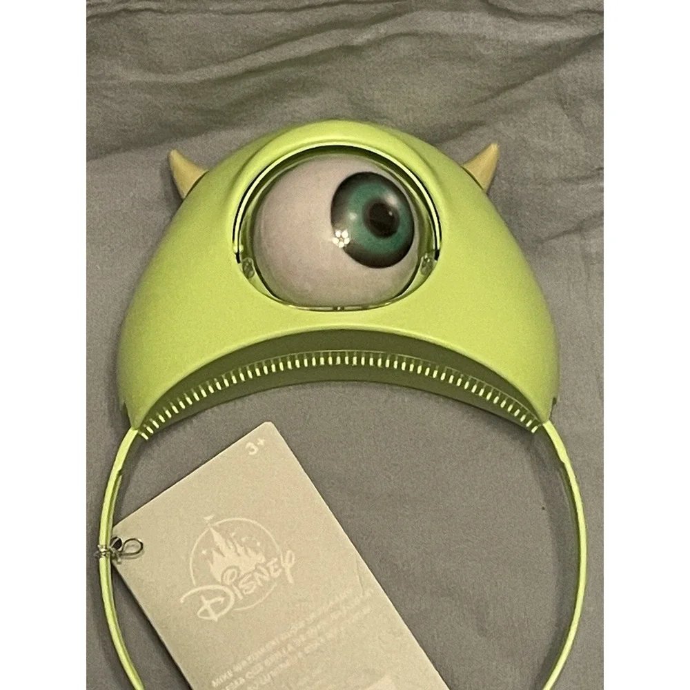 NEW Walt Disney Parks Pixar Monsters Inc Light Up Ears Headband - Mike‎